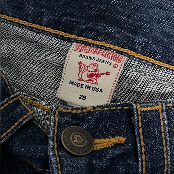 True Religion Jeans Men’s RICKY Size 28 with detailed back pocket - Picture 7 of 8